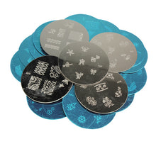 25PCS Nail Art Image Stamp Plates Polish Stamping Mixed Designs Set Kit DIY