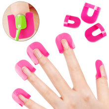26 Pcs/ Pack 10 Size Women Manicure Tool Nail Gel Model Clip Gamiss Nail Polish Glue Overflow Prevention Tool