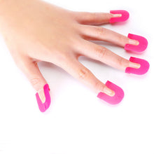 26 Pcs/ Pack 10 Size Women Manicure Tool Nail Gel Model Clip Gamiss Nail Polish Glue Overflow Prevention Tool