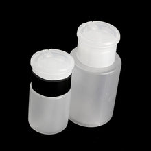 2PCS Pump Dispenser Nail Art Polish Remover Cleaner Acetone Bottle