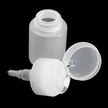 2PCS Pump Dispenser Nail Art Polish Remover Cleaner Acetone Bottle