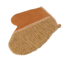 2pcs New Shower Scrubber Back Scrub Exfoliating Body Massage Sponge Bath Flax Gloves