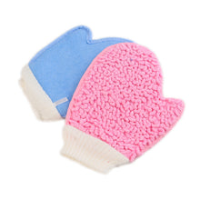 2pcs New Shower Scrubber Back Scrub Exfoliating Body Massage Sponge Bath Gloves