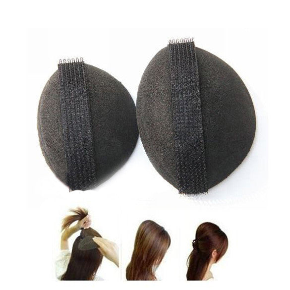 2pcs Noble Volume Hair Base DIY Volumizing Tool New Black Hot Sale