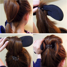 2x Sponge Hair Styling Bun Maker Twist Curler Tool Easytouse Magic Set