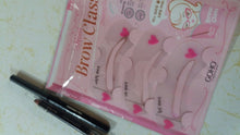 3 Pcs New Eyebrow Stencil Tool Makeup Eye Brow Template Shaper Make Up Tool