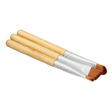 3 in 1 Eye Brush Sets Lip Brush Eye Shadow Makeup E cotools Bamboo Handle