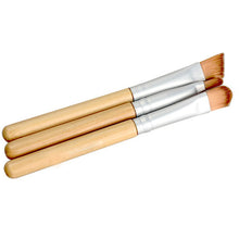3 in 1 Eye Brush Sets Lip Brush Eye Shadow Makeup E cotools Bamboo Handle