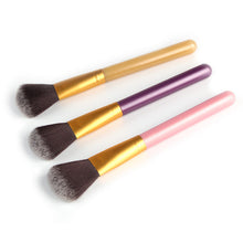 3 piece a color Pro Makeup brush Cosmetic Brushes Powder Foundation Eyeshadow Contour Brush Tool e