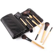 32Pcs Raw Wood Makeup Brushes Professional Cosmetic Tools Set