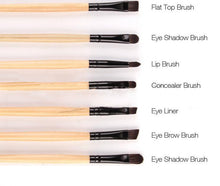 32Pcs Raw Wood Makeup Brushes Professional Cosmetic Tools Set