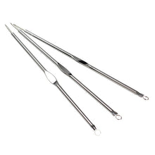 3PCS Blackhead Pimple Pin Acne Remover Extractor Needle Tool