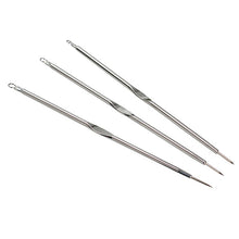 3PCS Blackhead Pimple Pin Acne Remover Extractor Needle Tool
