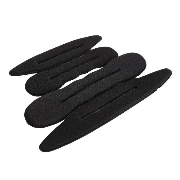 4 PCS Magic Foam Sponge Hair Styling Clip Donut Bun Curler Maker Ring Tool