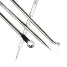 4 Pcs Blackhead Comedone Acne Blemish Extractor Remover Cosmetic Stainless Needles Remove Tool