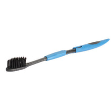 4PCS Double Ultra Soft Toothbrush Bamboo Charcoal Nano Brush Oral Care Color Send at Random