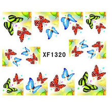 5.2CMX6.3CM Nail Tip Art Transfers Decal Sticker No glue required and just peel off to remove 2017 Anne