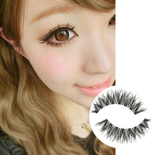 5 Pairs New Fashion Black Cross False Eyelash Soft Long Makeup Eye Lash Extension