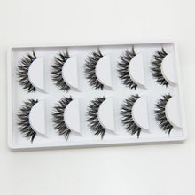 5 Pairs New Fashion Black Cross False Eyelash Soft Long Makeup Eye Lash Extension
