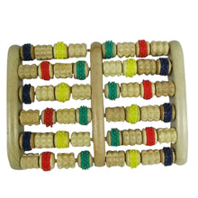 5 Rows Wooden Foot Massager Roller Massage Feet Reflexology Relax Relief Massager Health Care Massage & Relaxation