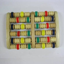 5 Rows Wooden Foot Massager Roller Massage Feet Reflexology Relax Relief Massager Health Care Massage & Relaxation