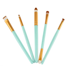 5 pcs Makeup Brush Set tools Make-up Toiletry Kit Wool Make Up Brush Set Synthetic Hair Goat hair Wood Anne
