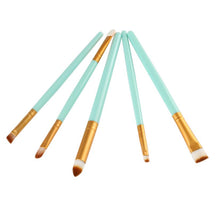 5 pcs Makeup Brush Set tools Make-up Toiletry Kit Wool Make Up Brush Set Synthetic Hair Goat hair Wood Anne