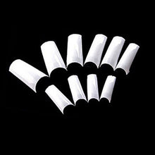 500 French Acrylic False Artificial Nail Art Tips + 108pcs/1 Sheet Flower Nail Stickers Manicure Decals