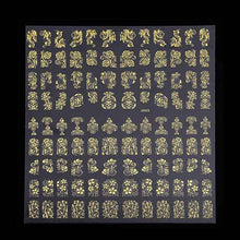 500 French Acrylic False Artificial Nail Art Tips + 108pcs/1 Sheet Flower Nail Stickers Manicure Decals