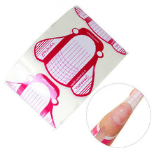 500Pcs/roll Professional Nail Form Sticker UV Gel Nail Art Tip Extension Guide Tools for Salon Nails Care Transparent
