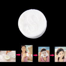 50Pcs Facial Face Cotton Mask Natural Compressed F1 Dried form and convenient to carry