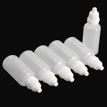 50pcs 30ml LDPE Squeezable Eye Liquid Dropper Bottles with Childproof Cap