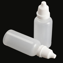 50pcs 30ml LDPE Squeezable Eye Liquid Dropper Bottles with Childproof Cap