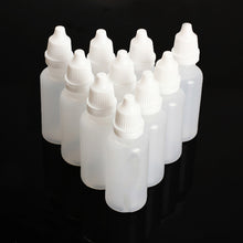 50pcs 50ml Squeezable LDPE Eye Liquid Dropper Bottles with Childproof Cap