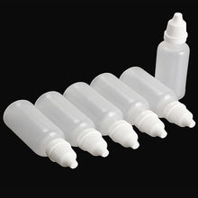 50pcs 50ml Squeezable LDPE Eye Liquid Dropper Bottles with Childproof Cap
