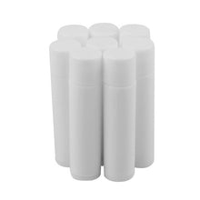 50pcs Transparent/White Clear Empty DIY Lip Balm Tubes Containers