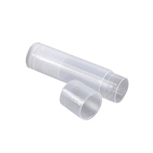 50pcs Transparent/White Clear Empty DIY Lip Balm Tubes Containers