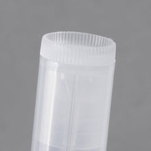 50pcs Transparent/White Clear Empty DIY Lip Balm Tubes Containers