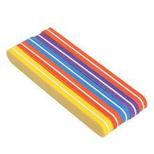 5PCS Nail Art Polish Sandpaper Strip Bar Set Polishing File Tool