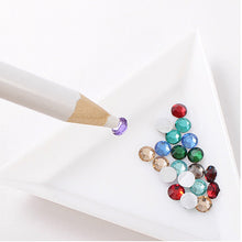 5PCS White Nail Art Rhinestones Gems Picking 3D Design Painter Pencils