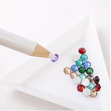 5PCS White Rhinestones Gems Picking 3D Painter Pencils + UV Gel Nail UV Builder Gel Nail Art Manicure Tips Glue