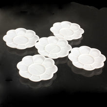 5Pcs Plastic Nail Art Paint Color Mixing Palette Plate Disk Essential Tool
