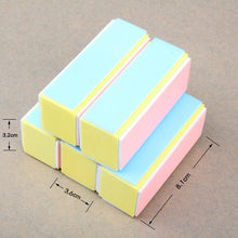5X Nail Art Tips Buffer Buffing Sanding Block Files