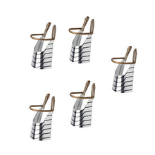 5pcs Nail Forms UV Gel Tool Acrylic French Tips Reusable Art