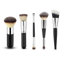 5pcs/set Professional Powder Blush Brush Facial Care Cosmetics Foundation Beauty Makeup Brushes