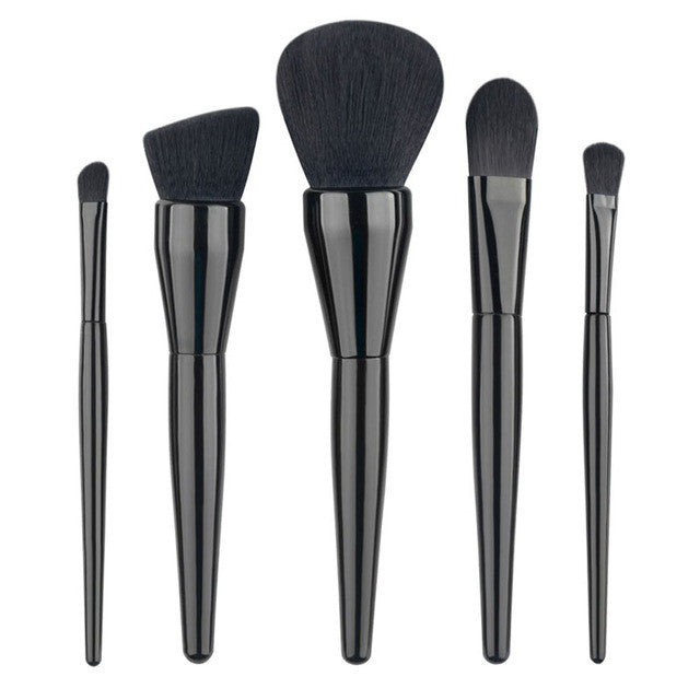 5pcs/set Professional Powder Blush Brush Facial Care Cosmetics Foundation Beauty Makeup Brushes