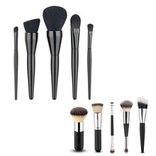 5pcs/set Professional Powder Blush Brush Facial Care Cosmetics Foundation Beauty Makeup Brushes