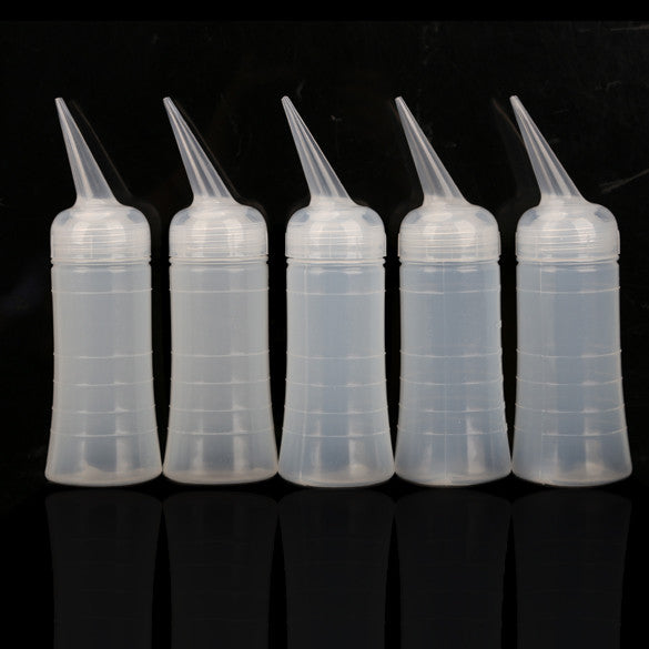 5x Hairdressing Applicator Measuring Perm Tinting Scale Bottle Tool New