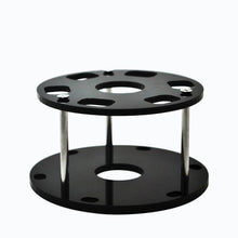 6 Hole Oval Makeup Brush Holder Drying Rack Organizer Cosmetic Shelf Tool This item not include the 6 brushes