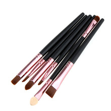 6 PCS Make Up makeup Cosmetics Brushes Eyeshadow Eyeliner Nose Smudge Tool Set Kit